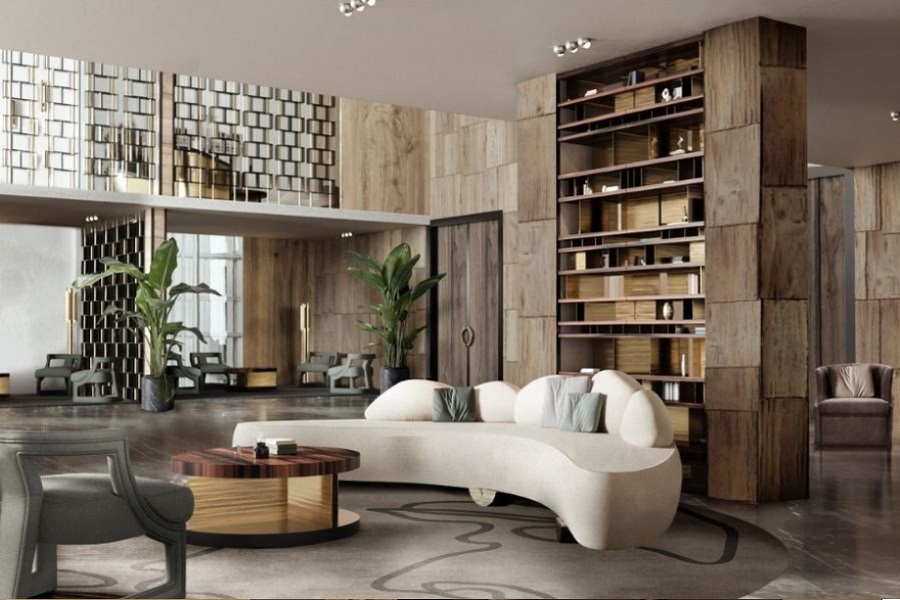 Cách phối màu thảm với sofa...