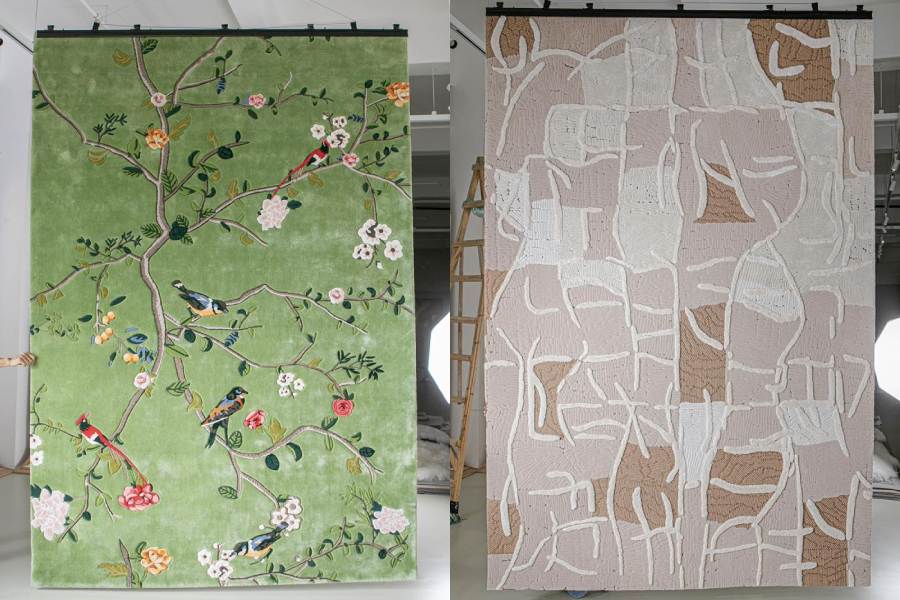 Cách treo thảm treo tường 