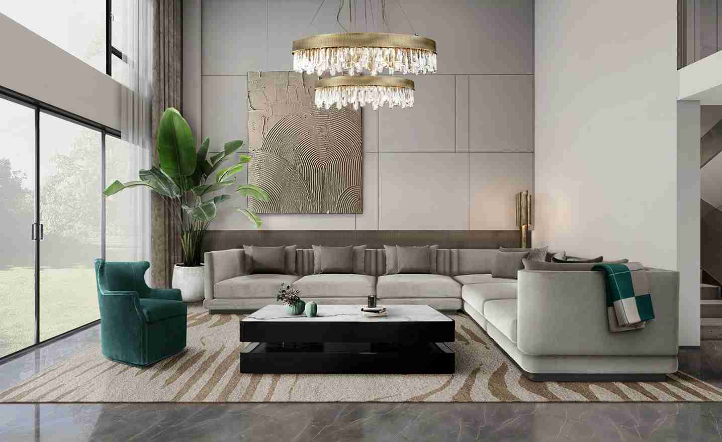 Thảm nỉ trải sàn phòng khách