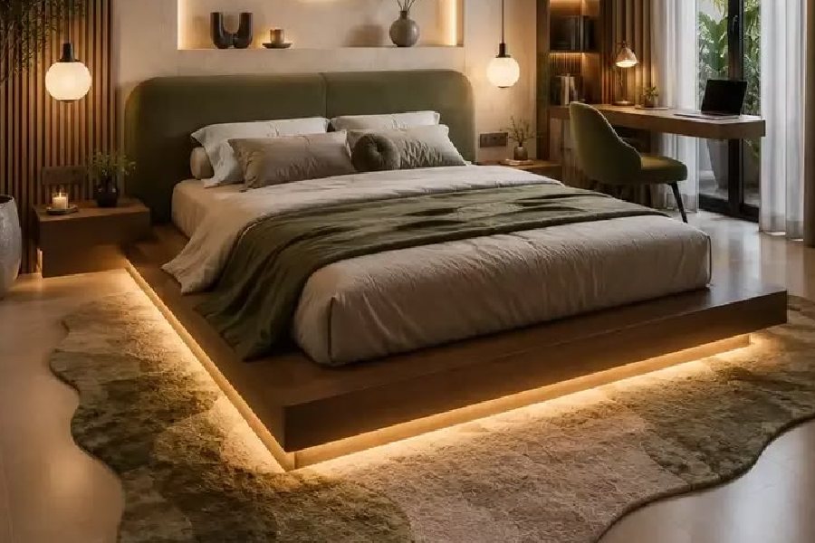 Có nên lót thảm phòng ngủ? Lót thảm phòng ngủ tạo cảm giác ấm áp Có nên lót thảm phòng ngủ