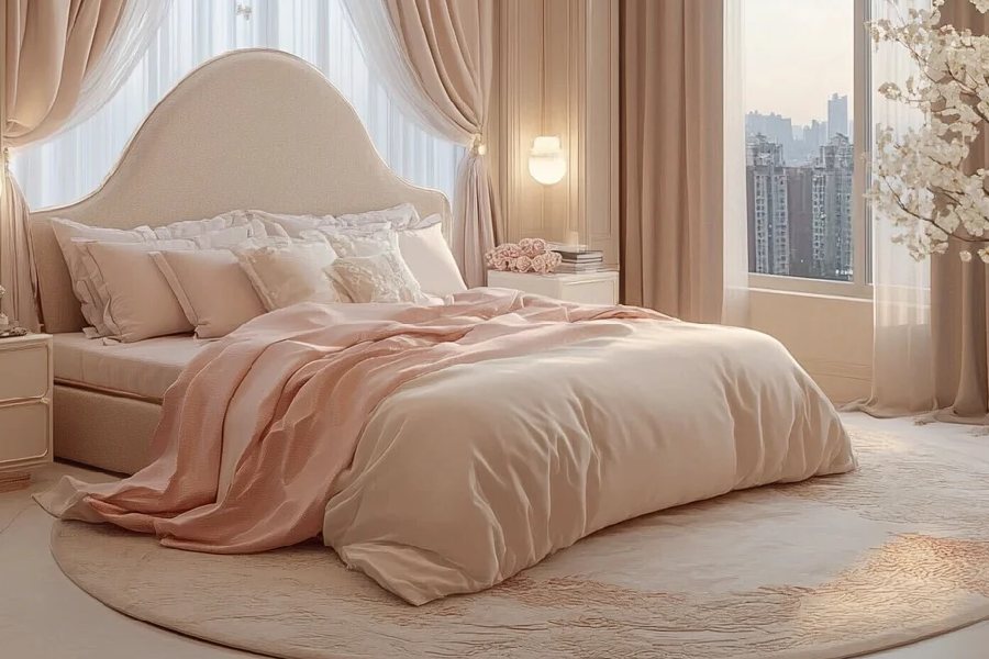 Có nên lót thảm phòng ngủ không - Chất liệu và kiểu thảm yêu thích cho phòng ngủ