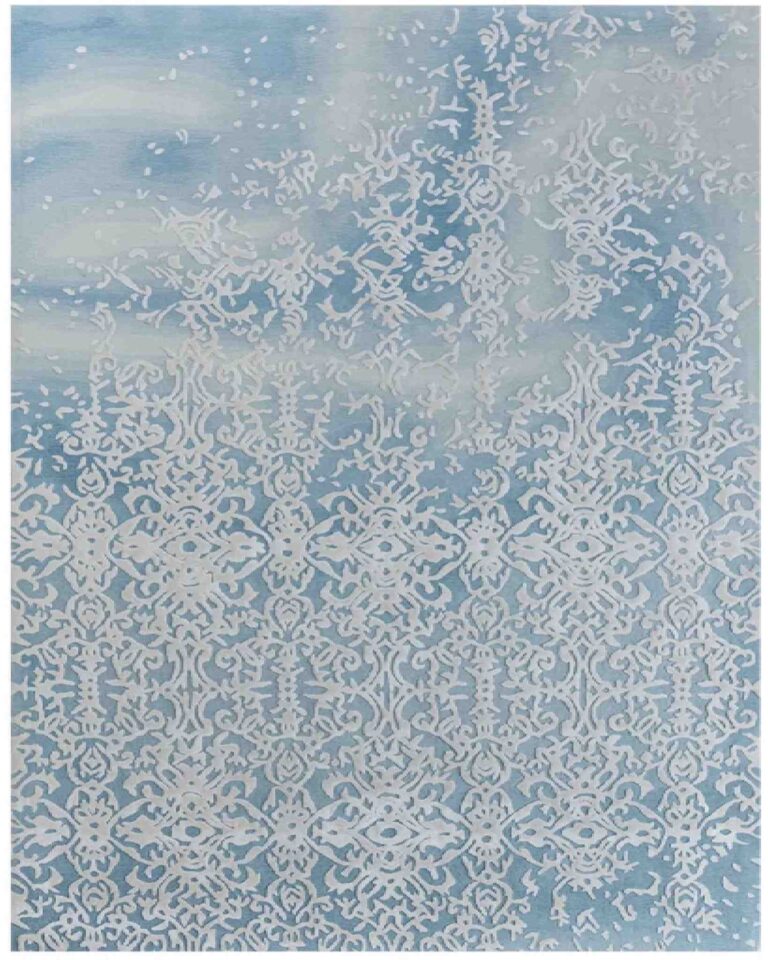Thảm dệt thủ công Bleu Lace - Thảm Rug Art đẹp, cao cấp