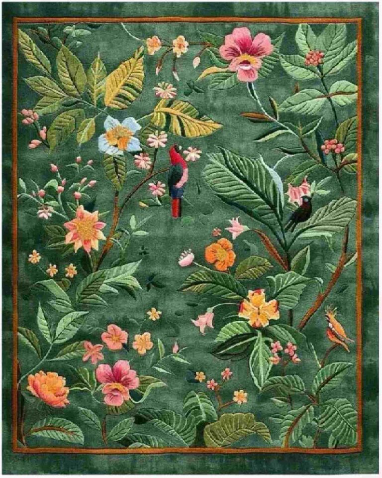 Thảm dệt thủ công Chinoiseries - Thảm Rug Art đẹp, cao cấp