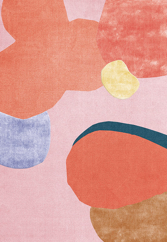 Thảm dệt thủ công Flower Field cao cấp