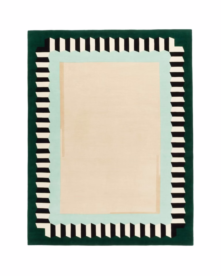 Thảm dệt thủ công Plein Cadre Hexagone