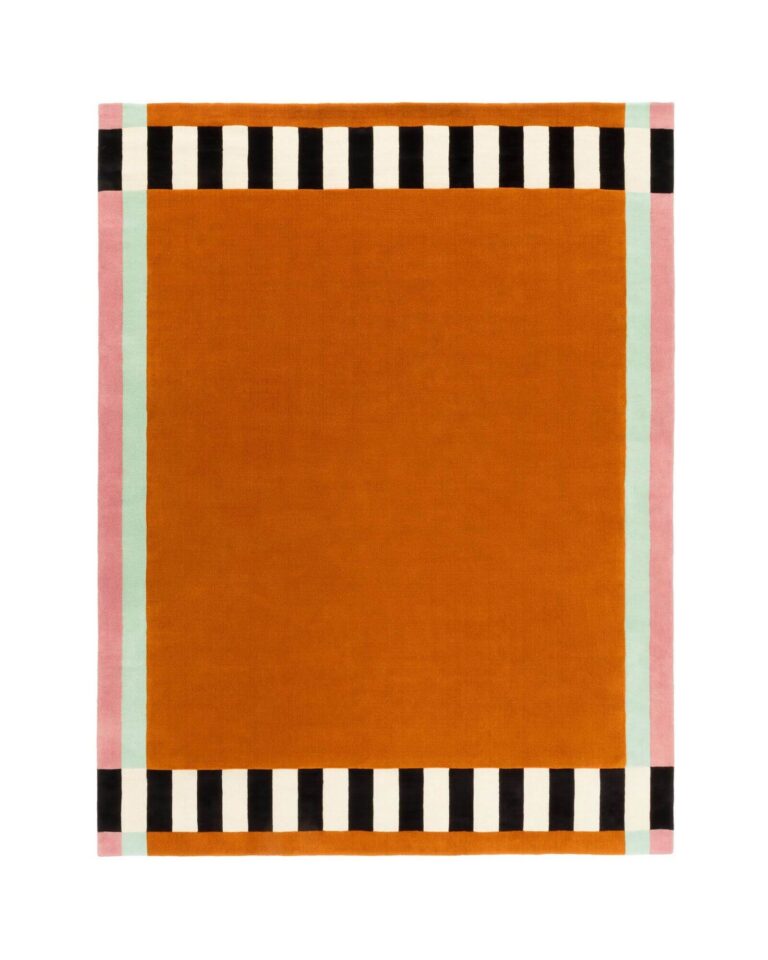 Thảm dệt thủ công Strict Rayures Rectangle