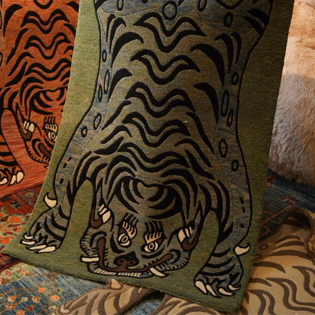 Thảm dệt thủ công Tibertan Tigers