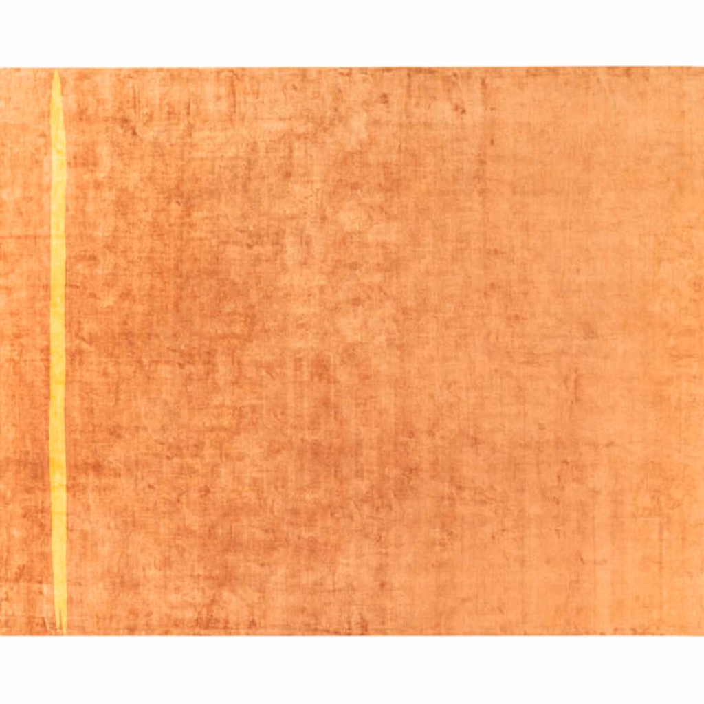 Thảm dệt thủ công Yellow Sign