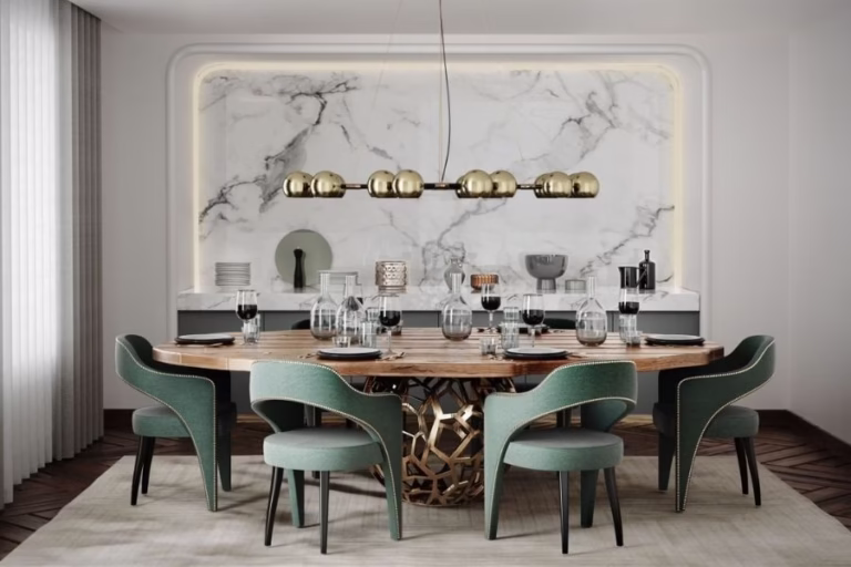 Thảm trải phòng ăn: Tác phẩm bespoke cho gian bếp hiện đại