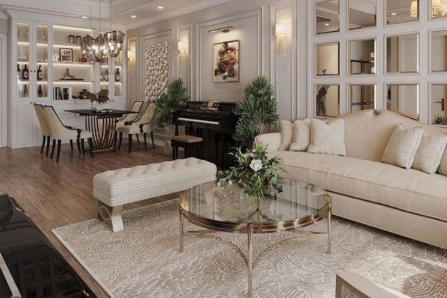 Thảm trải sàn phòng khách 2mx3m – Cánh chọn và trải thảm chuẩn 386