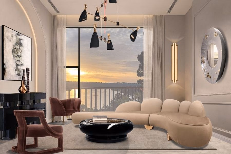 Chọn thảm trải sofa theo phong cách thiết kế nội thất