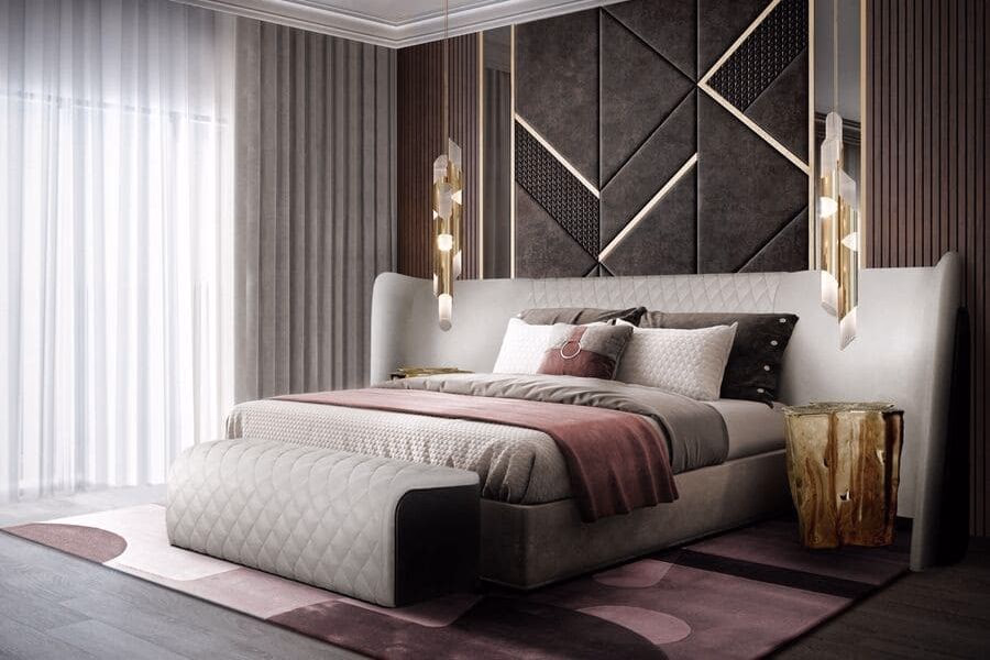 Thảm phòng ngủ Viscose giúp nâng tầm thẩm mỹ không gian của bạn