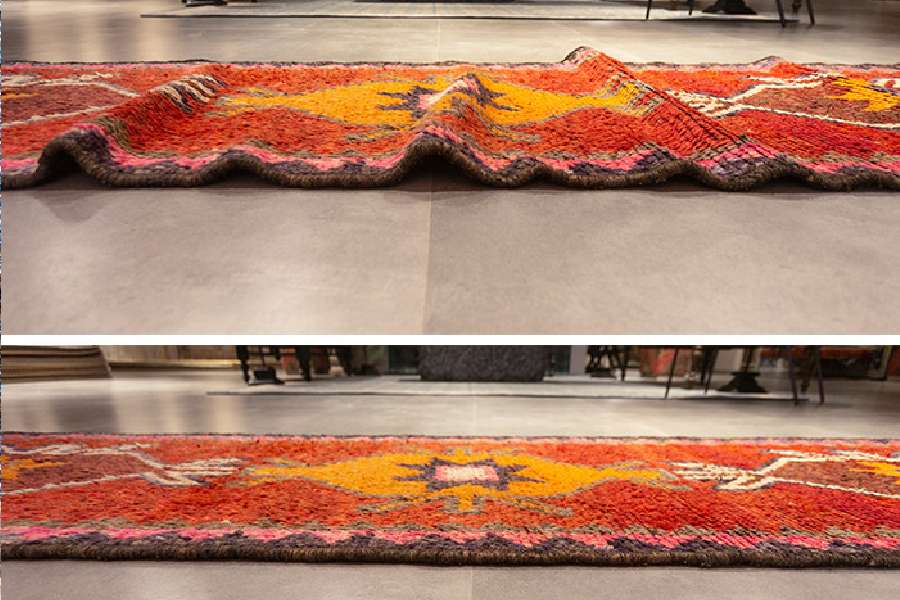 cách làm phẳng thảm trải sàn