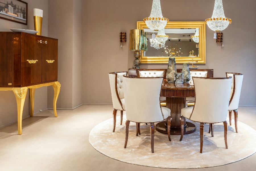 Kích thước thảm trải sàn phòng ăn