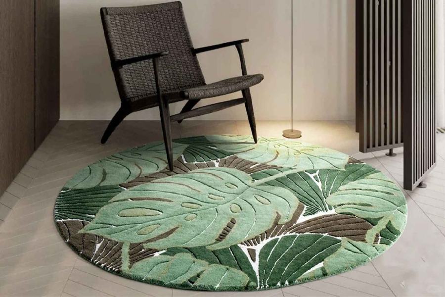 Forestival là mẫu thảm tròn mang cảm hứng thiên nhiên