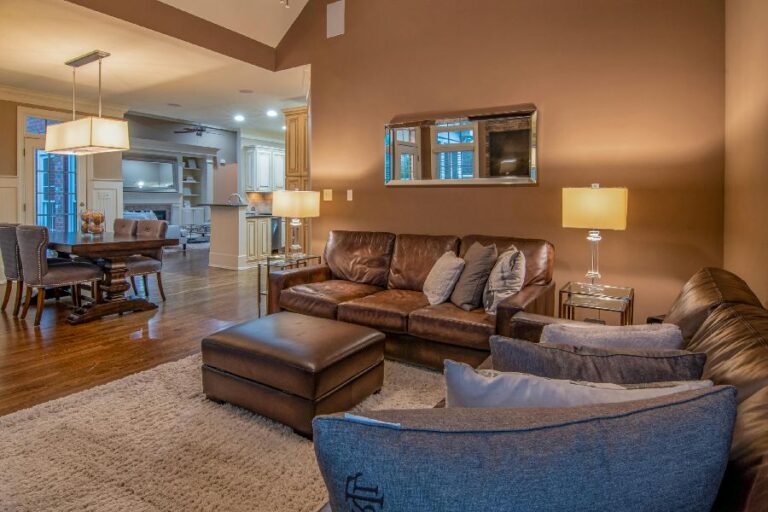 thảm lông trải sàn phòng khách