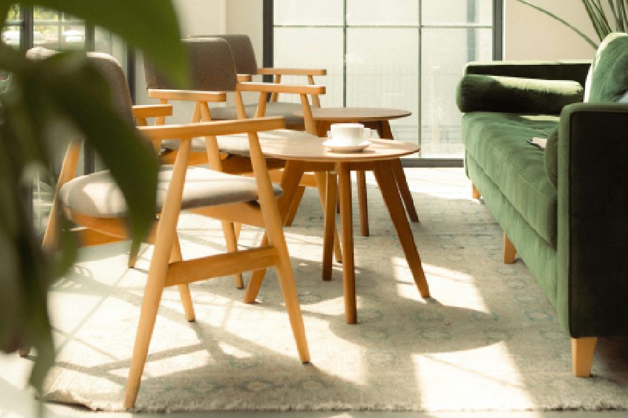 Thảm phòng khách 3x4m màu trơn tạo nền hoàn hảo 