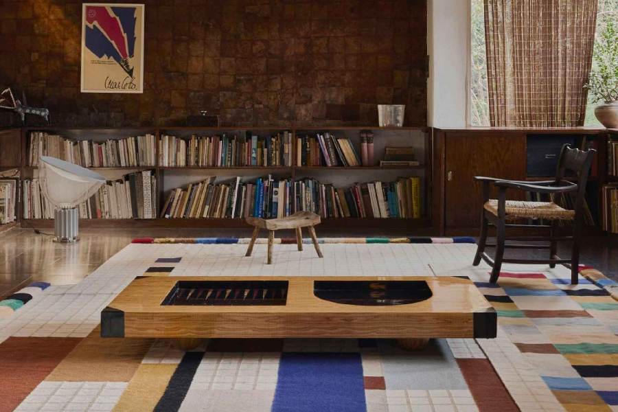 Thảm 3x4m họa tiết trừu tượng hiện đại