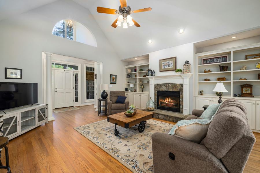 Thảm phòng khách phong cách Bắc Âu trang nhã, sang trọng