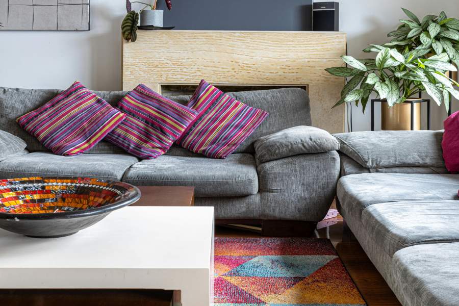 Thảm họa tiết hình học phong cách Bắc Âu