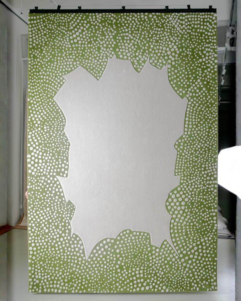 Thảm dệt thủ công Verdant Dots Rug Art