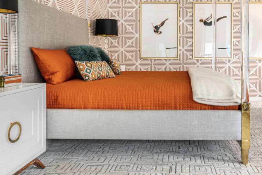 Thảm phòng ngủ phong cách Địa Trung Hải 5