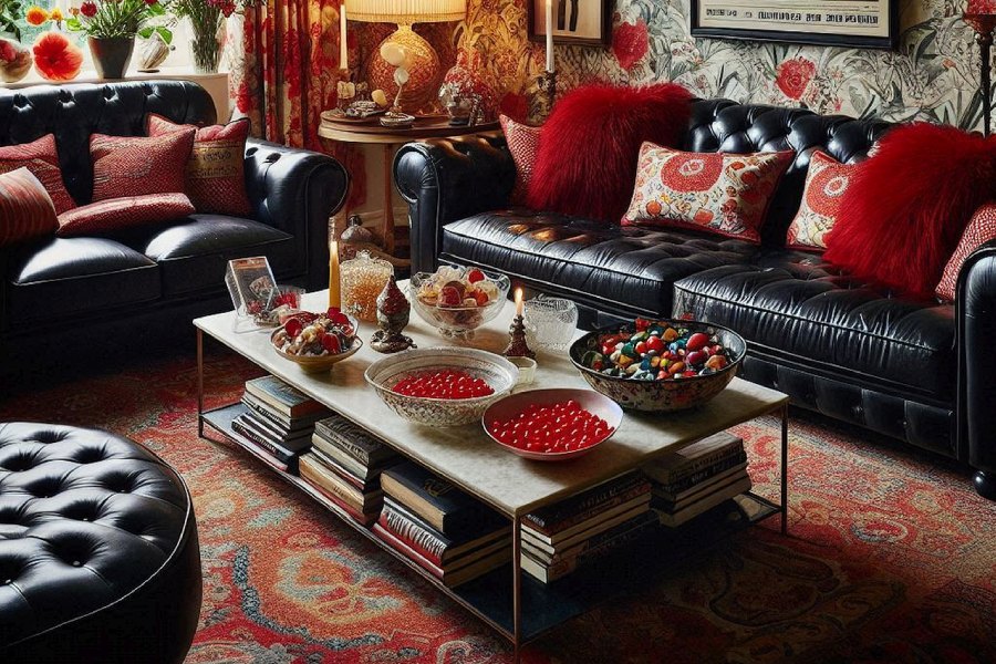 Sofa da có nên dùng thảm trải sàn không