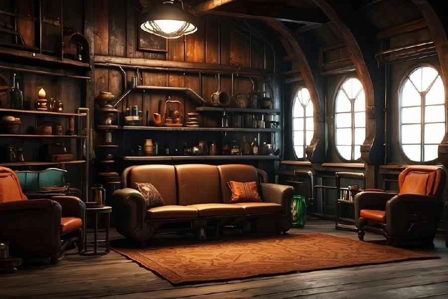 Sofa da có nên dùng thảm trải sàn không?