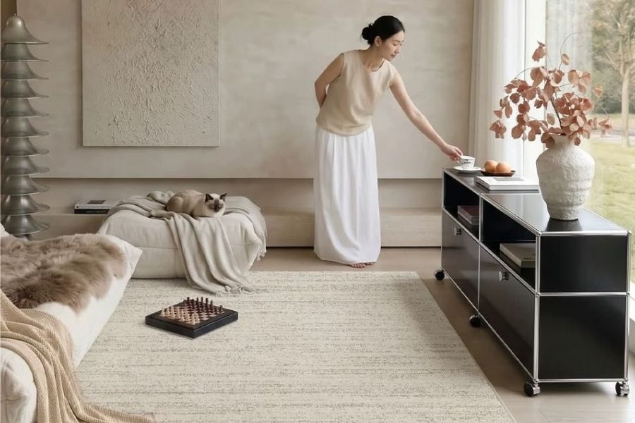 Mẫu thảm trải sàn mùa hè 4
