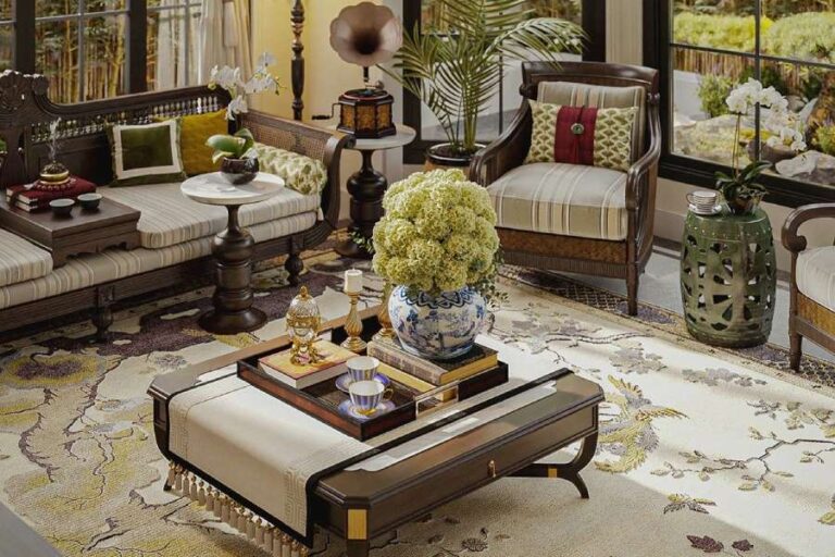 thảm trải sàn chinoiserie