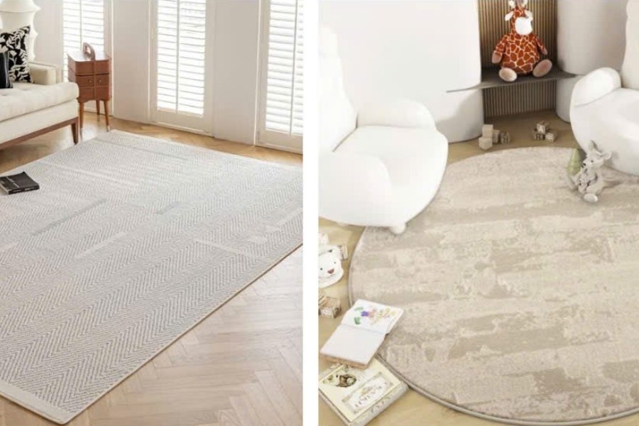 Nên chọn thảm tròn hay thảm chữ nhật: Đâu là lựa chọn phù hợp cho không gian cảu bạn