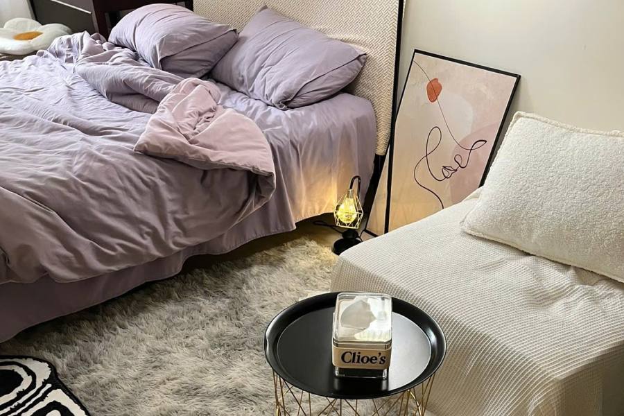 Thảm lông phòng ngủ có tốt không