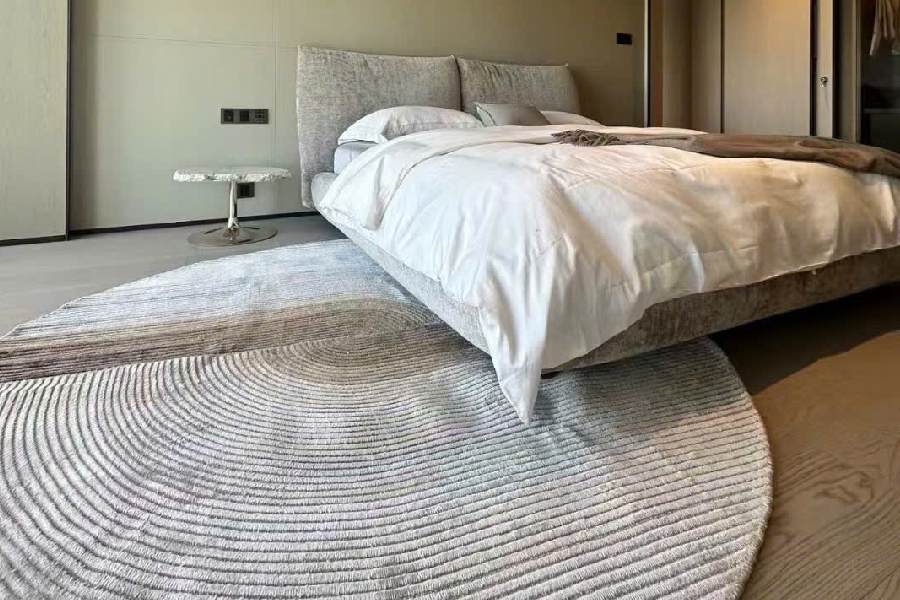 Các kiểu đặt trải thảm chân giường