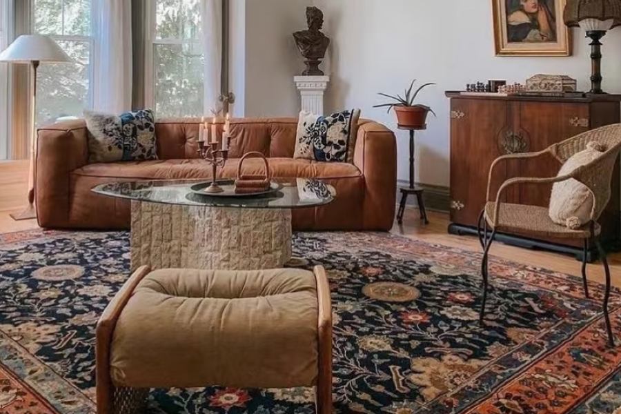 Thảm trải sàn Vintage là gì? Gợi ý các mẫu thảm Vintage đẹp