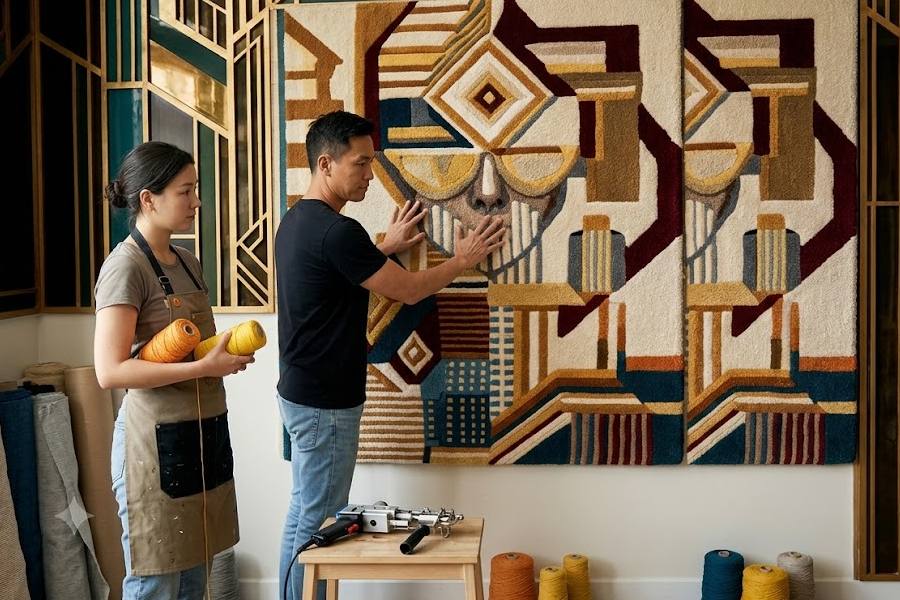 các kiểu dệt thảm phổ biến hiện nay