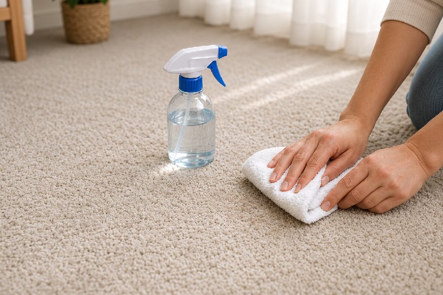 Cách giặt thảm phòng khách 
