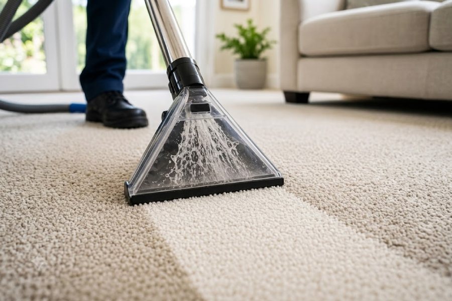 Hướng dẫn cách giặt thảm phòng khách đúng cách