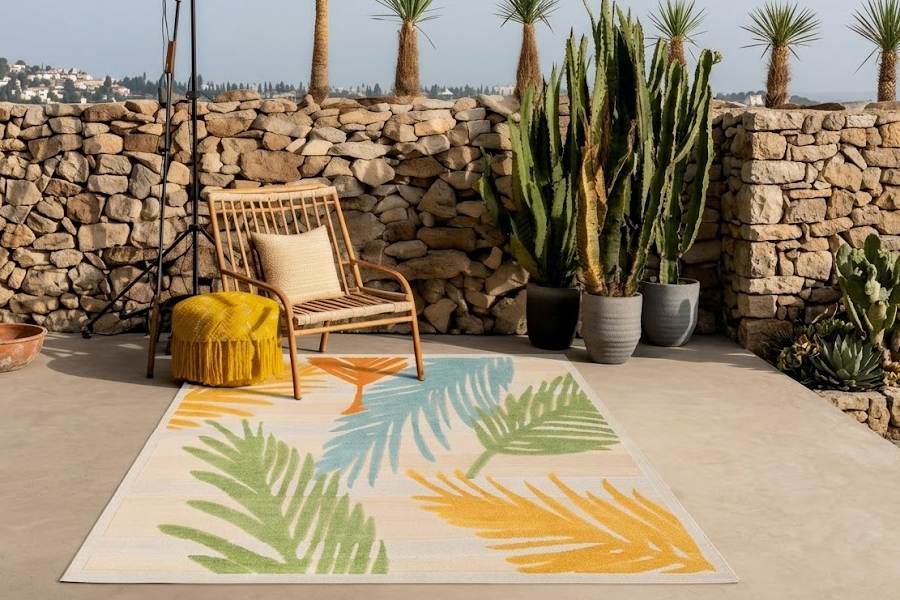 thảm dệt thủ công resort nghỉ dưỡng cao cấp đẹp hút mắt
