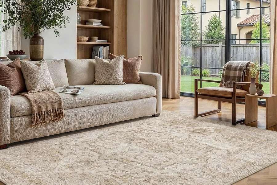 Có nên mua thảm sofa phòng khách lông ngắn? Ưu nhược điểm cần biết 1