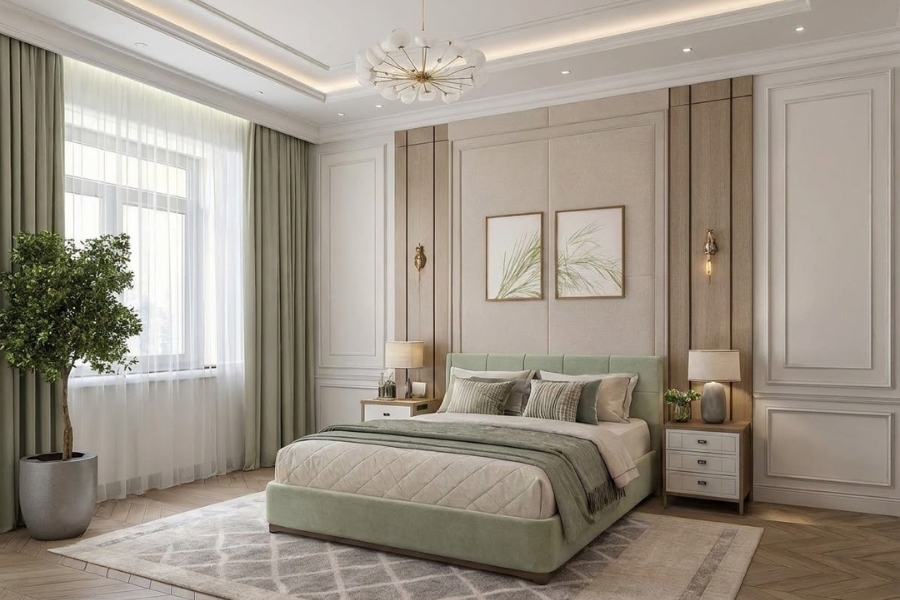 mẫu thảm dệt thủ công trang trí phòng ngủ đẹp ấn tượng 8
