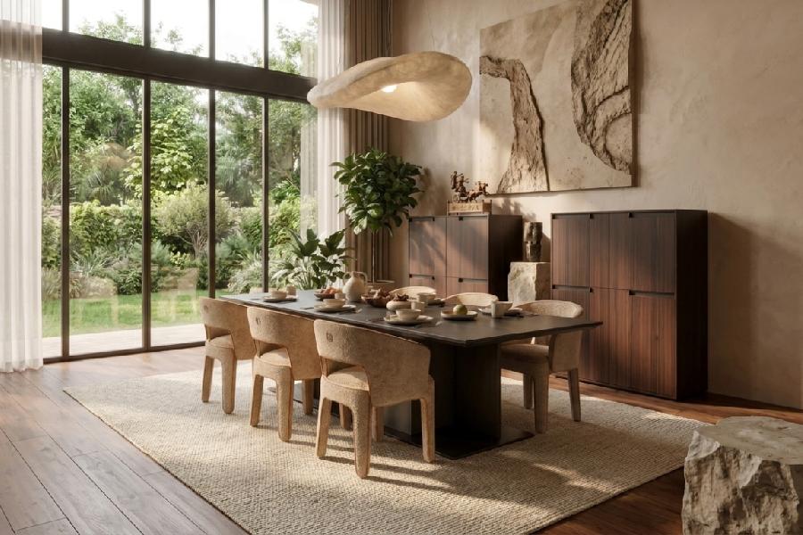 thảm dệt tay phong cách Wabi Sabi