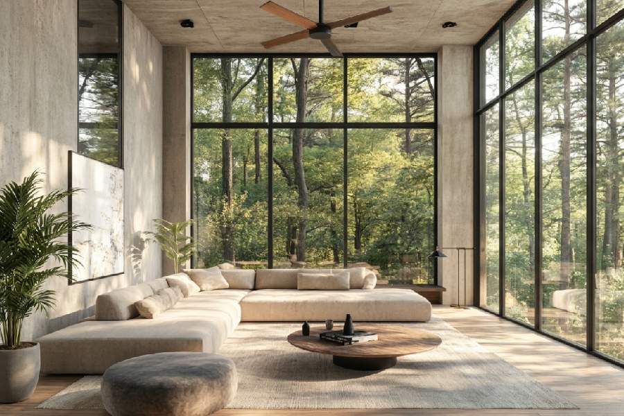 Thảm dệt tay phong cách Wabi Sabi