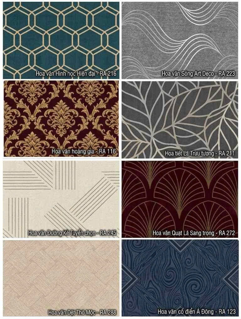 Danh mục thảm trải cầu thang theo hoa văn thịnh hành