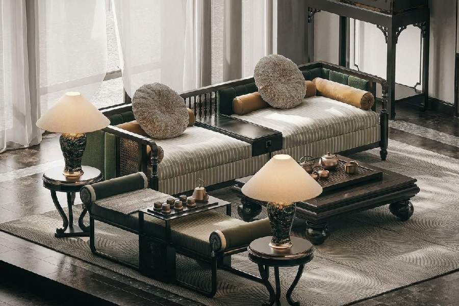 Thảm trải sàn phong cách Indochine
