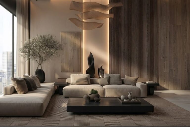 Thảm trải sàn phong cách Japandi - Vẻ đẹp tối giản đầy sang trọng