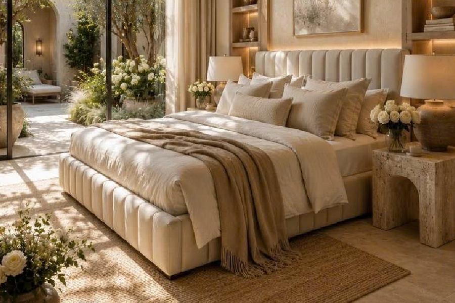 mẫu thảm phòng ngủ phong cách Quiet Luxury được ưa chuộng nhất 1