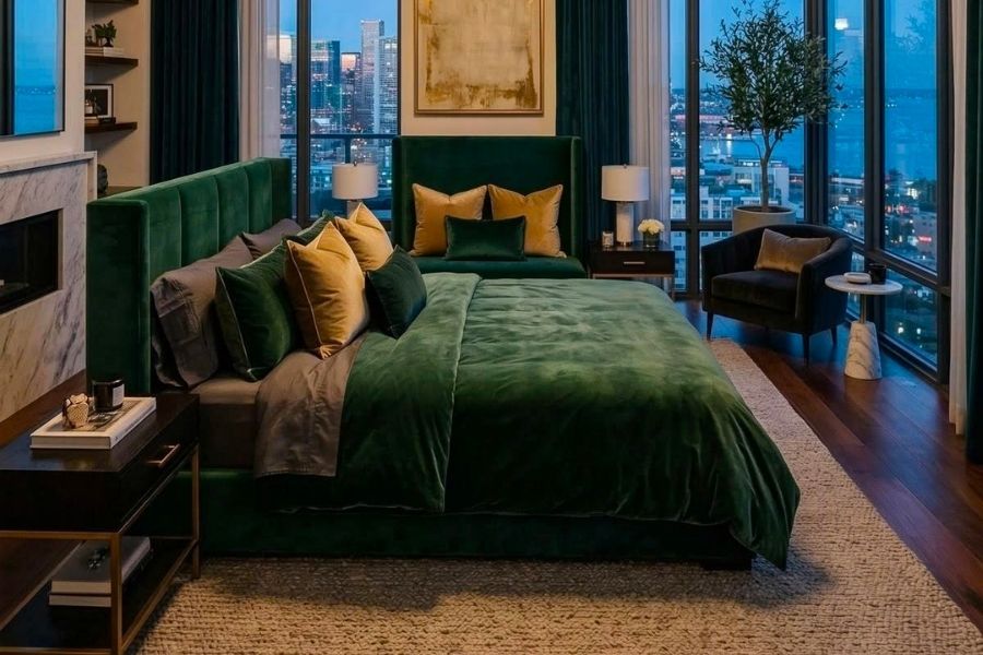 Thảm khách sạn 5 sao không gian phòng ngủ VIP 7