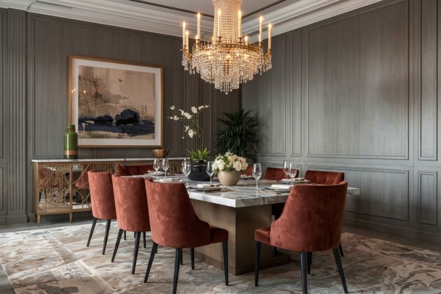 Thảm trải sàn phong cách Contemporary không gian 2