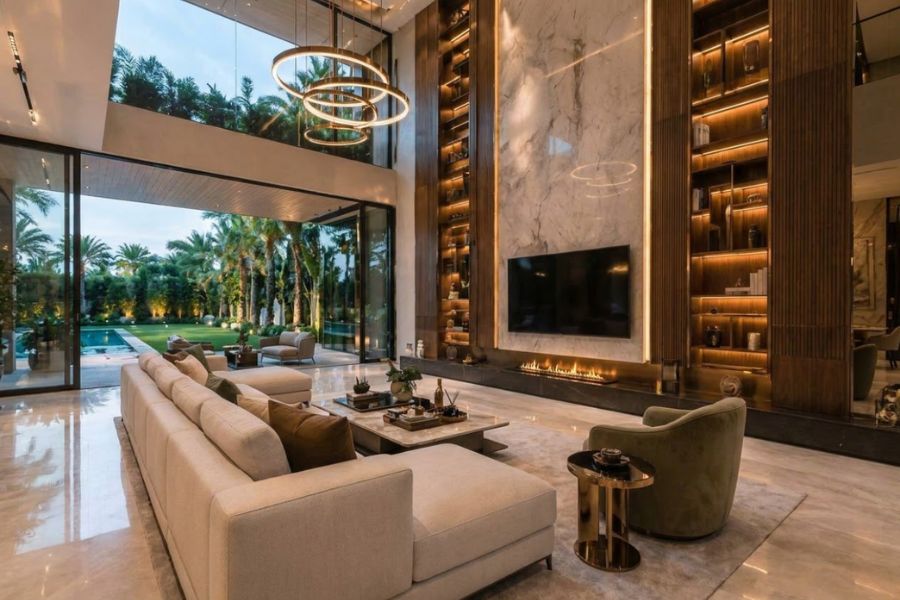 Thảm trải sàn phong cách Contemporary trong không gian biệt thự 5