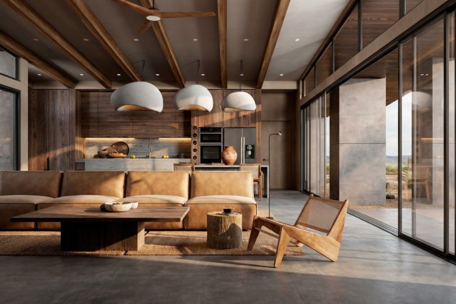 Thảm trải sàn phong cách Rustic 11